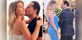 Brunella Horna presume su avanzado estado de embarazo en cumpleaños de César Acuña