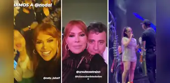 Magaly Medina disfrutó junto con amigos el concierto de Christian Nodal: “¡Amamos!” Magaly Medina disfrutó junto con amigos el concierto de Christian Nodal: “¡Amamos!”