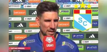 Giordana y su 'dardo' hacia Sporting Cristal y el arbitraje: "Las patadas son para nosotros"