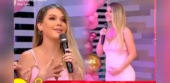Así fue el ingreso de Brunella Horna a 'América Hoy' tras meses de ausencia y luce su pancita