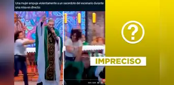 Video viral de mujer que empuja a cura no es reciente: data de 2019 Video viral de mujer que empuja a cura no es reciente: data de 2019