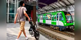 Línea 1 permite bicicletas plegables: ¿cuáles son los requisitos para este beneficio?