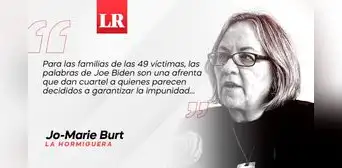 La carta de Biden, por Jo-Marie Burt La carta de Biden, por Jo-Marie Burt