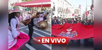 Aniversario de Arequipa 2023 EN VIVO: inició la presentación de comparsas en el corso de la Ciudad Blanca