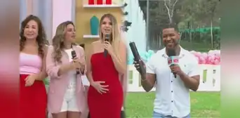 ¡Acabó la espera! Brunella Horna revela el sexo de su primer bebé con Richard Acuña en 'América hoy'