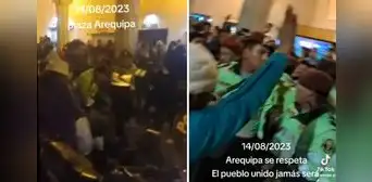 Policías y ciudadanos se enfrentaron en vísperas del aniversario de Arequipa: ¡Asesinos! Policías y ciudadanos se enfrentaron en vísperas del aniversario de Arequipa: ¡Asesinos!