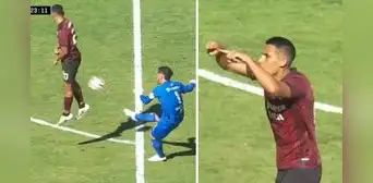 El polémico gol anulado a Alex Valera por 'obstrucción' al arquero de ADT El polémico gol anulado a Alex Valera por 'obstrucción' al arquero de ADT