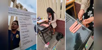 Universitarios con 'mente de tiburón' aprovechan examen de la UNI para vender panchos