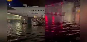 Alemania: aeropuerto de Frankfurt se inunda por fuertes tormentas