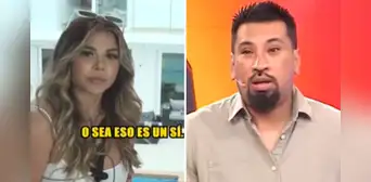 Gabriela Serpa evita hablar sobre supuesto coqueteo de Aldo Miyashiro: “Puede haber un juicio” Gabriela Serpa evita hablar sobre supuesto coqueteo de Aldo Miyashiro: “Puede haber un juicio”
