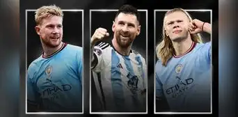 Messi, Haaland y De Bruyne nominados para ser jugador del año UEFA: no están Vinícius ni Cristiano