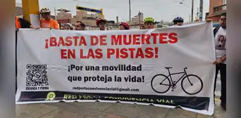 ¡Más ciclovías! Familiares rinden homenaje a ciclistas víctimas de accidentes de tránsito ¡Más ciclovías! Familiares rinden homenaje a ciclistas víctimas de accidentes de tránsito