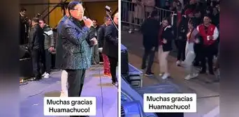 "Contratadas": amigas sorprenden con coreografía en concierto de exmiembros del Grupo 5