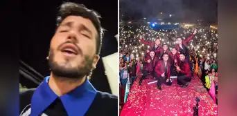 Sebastián Yatra se graba emocionado escuchando 'Mix Juan Gabriel', de 'Hermanos Yaipén': "Me enamoré"