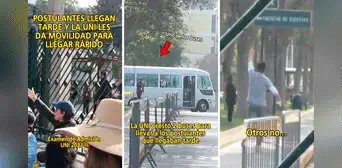 Postulantes llegaron tarde a examen de la UNI y movilidad los acercó a las aulas: "Pura adrenalina" Postulantes llegaron tarde a examen de la UNI y movilidad los acercó a las aulas: "Pura adrenalina"