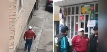 Los Olivos: detienen a sujeto en estado de ebriedad que caminaba por la calle con pistola en mano