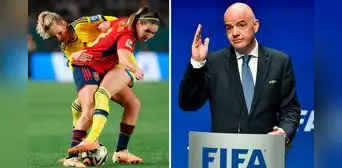 Gianni Infantino sobre igualdad salarial en mundiales masculino y femenino: "No resolvería nada" Gianni Infantino sobre igualdad salarial en mundiales masculino y femenino: "No resolvería nada"