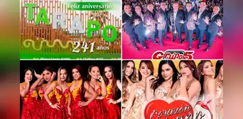 ¡Tarapoto de Fiesta! Concursos y conciertos de Grupo 5 y Corazón Serrano en su 241 aniversario ¡Tarapoto de Fiesta! Concursos y conciertos de Grupo 5 y Corazón Serrano en su 241 aniversario