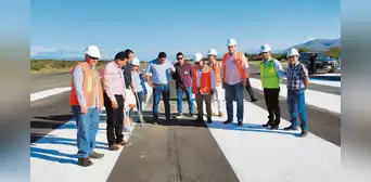 Cajamarca: supervisan trabajos en pista de aterrizaje de aeropuerto de Jaén
