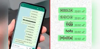 WhatsApp y el truco para enviar mensajes con distintos tipos de letras y sin instalar apps