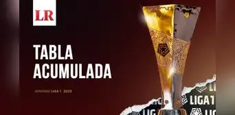 Tabla acumulada: ¿en qué puestos están Alianza Lima, Sporting Cristal y Universitario?