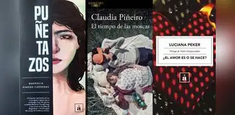 Tres libros, tres autoras