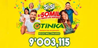 La Tinka: resultados EN VIVO del sorteo del 20 de agosto de 2023