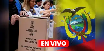 Conteo rápido Ecuador 2023 EN VIVO: ¿quién va ganando las elecciones presidenciales?