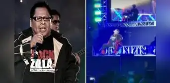 Cachuca de Los Mojarras protagoniza bochornosa escena en concierto por aniversario de Arequipa