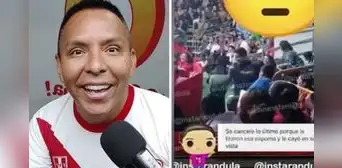 Edwin Sierra se retira de show tras ser agredido por una persona del público Edwin Sierra se retira de show tras ser agredido por una persona del público