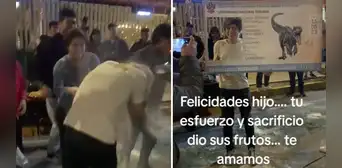 Joven ingresa a la UNI y su familia le hace particular celebración: “Todo sacrificio tiene un premio”