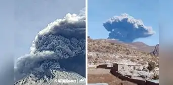 Así fue la explosión del Volcán Ubinas captada por los ciudadanos en Moquegua Así fue la explosión del Volcán Ubinas captada por los ciudadanos en Moquegua