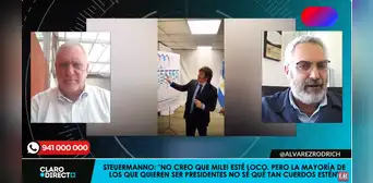 Miguel Steuermann sobre Milei: "Es un personaje extravagante, está tan loco como Trump o como Bolsonaro" Miguel Steuermann sobre Milei: "Es un personaje extravagante, está tan loco como Trump o como Bolsonaro"