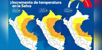 Senamhi advierte ola de calor en 8 regiones del Perú: llegará hasta los 39 grados Senamhi advierte ola de calor en 8 regiones del Perú: llegará hasta los 39 grados