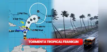 Tormenta tropical Franklin en República Dominicana EN VIVO: pronóstico de inundaciones según Onamet y COE Tormenta tropical Franklin en República Dominicana EN VIVO: pronóstico de inundaciones según Onamet y COE