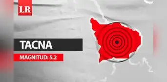 Temblor de magnitud 5.2 se sintió hoy en Tacna , según IGP