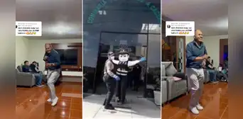 El policía más viral de Arequipa reapareció bailando 'Compay gato': “¿Dará clases?”