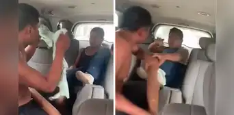 Padre captura y golpea a sujeto que robó a su hija un celular en La Libertad