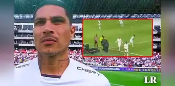 Paolo Guerrero y su molestia tras ser sustituido en el LDU vs. Sao Paulo Paolo Guerrero y su molestia tras ser sustituido en el LDU vs. Sao Paulo