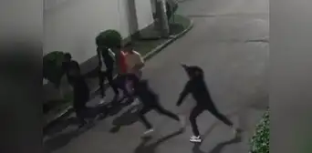 Delincuente con pistola asalta a 6 jóvenes en calle de exclusiva urbanización de Trujillo
