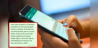 'Busco novio honesto para mi hermana': conoce la nueva estafa que circula en WhatsApp 'Busco novio honesto para mi hermana': conoce la nueva estafa que circula en WhatsApp