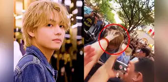 BTS: fan intenta jalarle el cabello a Taehyung en video viral y desata la indignación de ARMY