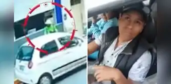 Mujer policía fue arrastrada por conductor que evadió papeleta en Huánuco Mujer policía fue arrastrada por conductor que evadió papeleta en Huánuco