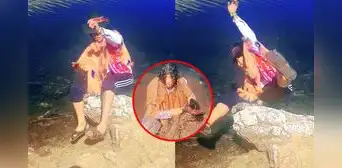 Joven de Cusco graba su primer video de TikTok y sufre épica caída: “Directo al agua” Joven de Cusco graba su primer video de TikTok y sufre épica caída: “Directo al agua”