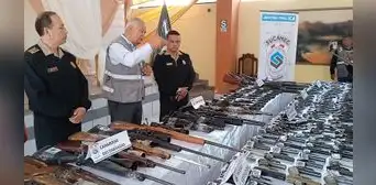 Ica: 270 armas de fuego decomisadas a delincuentes serán destruidas Ica: 270 armas de fuego decomisadas a delincuentes serán destruidas