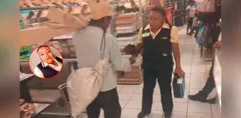 ¡Una mujer ejemplar!: adulto mayor pide que le donen unos zapatos y vendedora le regala un par nuevo