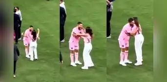 Antonela Roccuzzo confundió a Jordi Alba con Lionel Messi y casi besa al español Antonela Roccuzzo confundió a Jordi Alba con Lionel Messi y casi besa al español