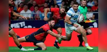 ¡Listos para el Mundial! Los Pumas aplastan 62-3 a España y alistan sus maletas para Francia 2023