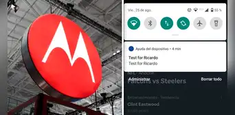 'Test para Ricardo': ¿de qué trata el extraño mensaje que le llegó a los usuarios de Motorola? 'Test para Ricardo': ¿de qué trata el extraño mensaje que le llegó a los usuarios de Motorola?