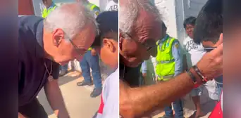 Fossatti tuvo conmovedor gesto con pequeño hincha de la U: “¿Por qué estás llorando?” Fossatti tuvo conmovedor gesto con pequeño hincha de la U: “¿Por qué estás llorando?”